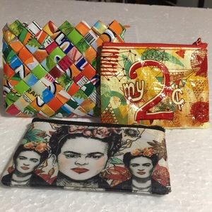 SET OF 3 CHANGE PURSES